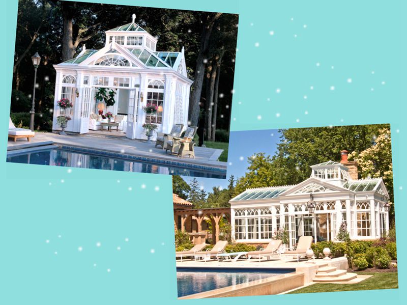 Luxury Living: Maximizing Space with a Victorian Greenhouse and Swimming Pool